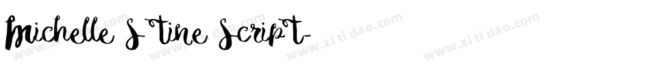 Michelle Stine Script字体转换
